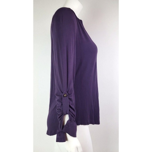 SOFT SURROUNDINGS Purple Top - Petite Medium PM - Picture 4 of 7